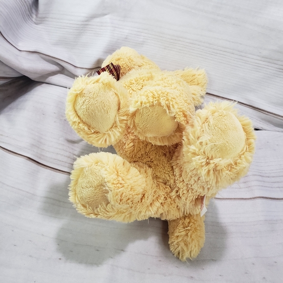 🌞SOLD🌞TY Classic Goldwyn Golden Retriever Plush Stuffed Toy 10" 2017 Plaid Bow - Picture 6 of 11
